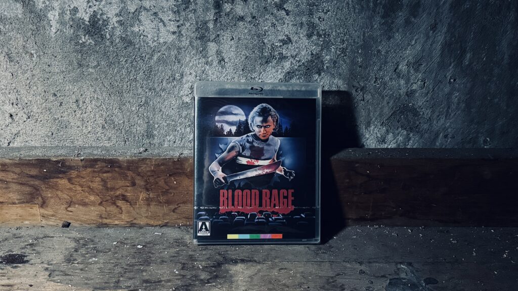 A copy of Blood Rage (1987) on Blu-Ray
